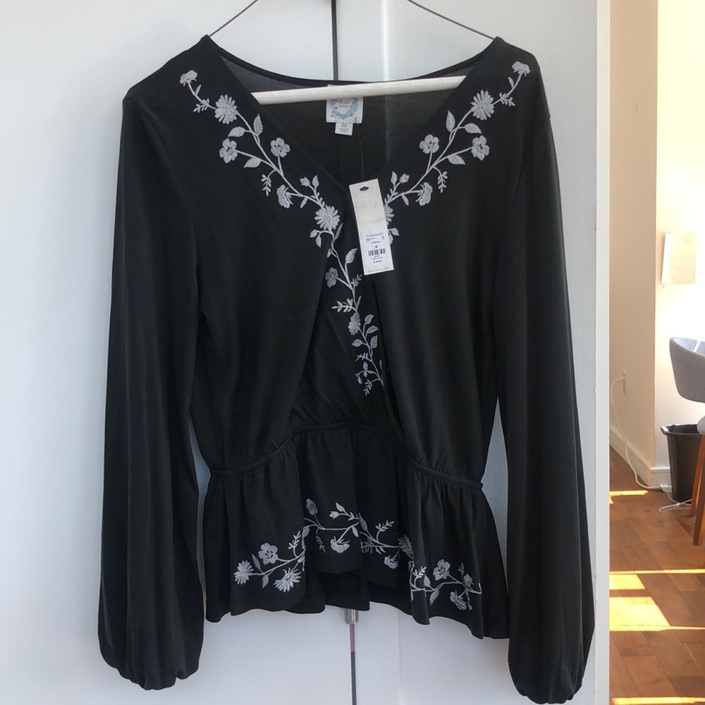 BOHO style long sleeve shirt